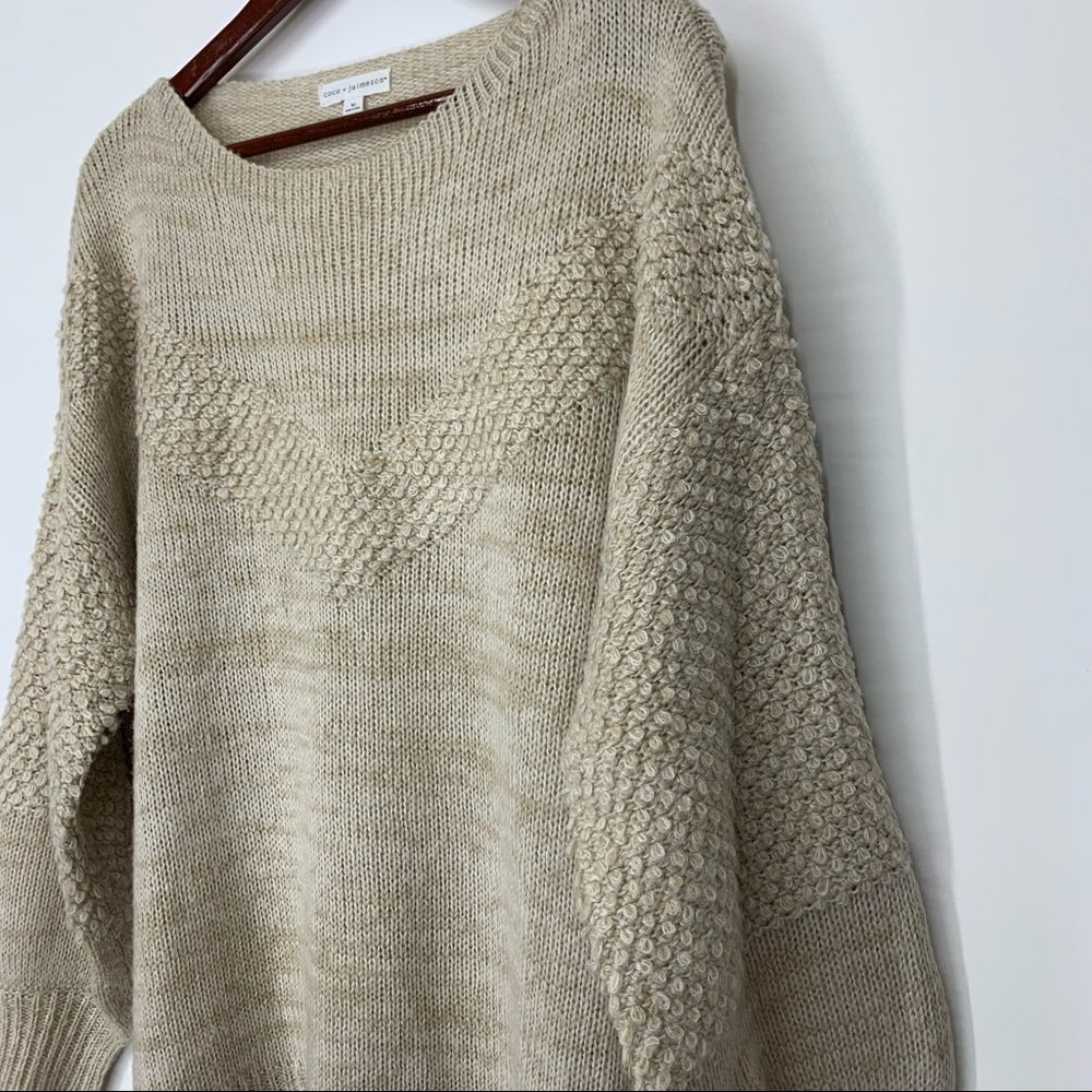 Coco & Jaimeson Oversized Boucle Loop Knit Textur… - image 3